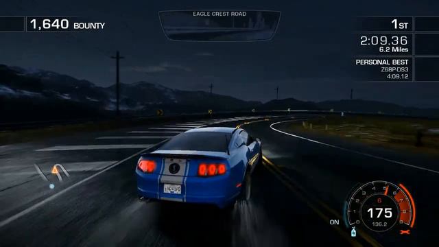NFS 2010 "Racing Stripes" 4:08.74 [World Record from 10/12/11 to 06/11/12] Shelby GT500 Super Snake смотреть онлайн