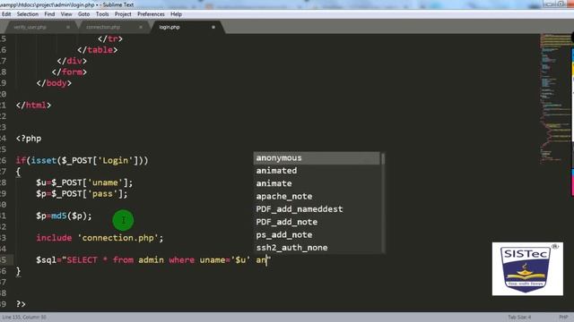 Secure Admin login using MD5 | Amit Kumar Rathore | SISTec Gandhi Nagar смотреть онлайн