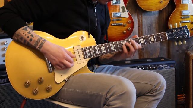 1972 Gibson Les Paul Standard ´58 Reissue Goldtop 1958 смотреть онлайн