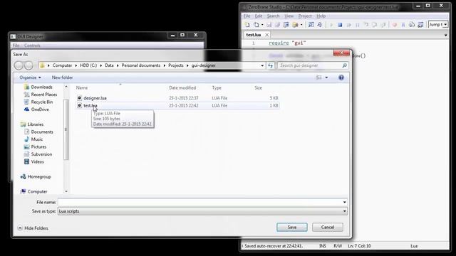 Lua GUI exercise: GUI Designer смотреть онлайн