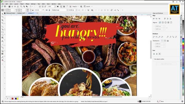 How to Create deliver flyer in CorelDraw - Adobe Tutorial смотреть онлайн