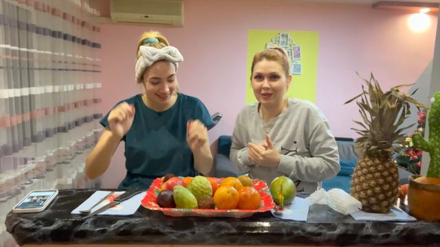 Пробуем экзотические фрукты 🌴🥭Распаковка покупок 🛍Рождество 🎄VLOG смотреть онлайн