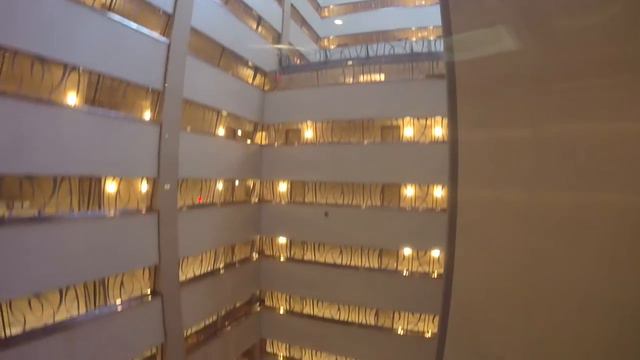 Hotel - Marriott Marquis - Inside elevator - Time Square - USA NYC смотреть онлайн
