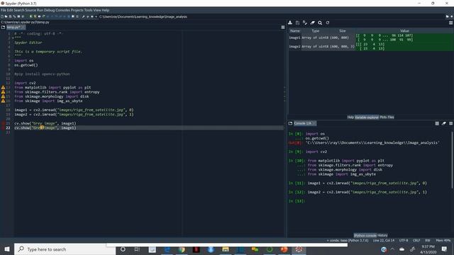 Entropy Analysis for Digital Images Processing (Google Satellite Image) on Python- Ray Islam (2020) смотреть онлайн