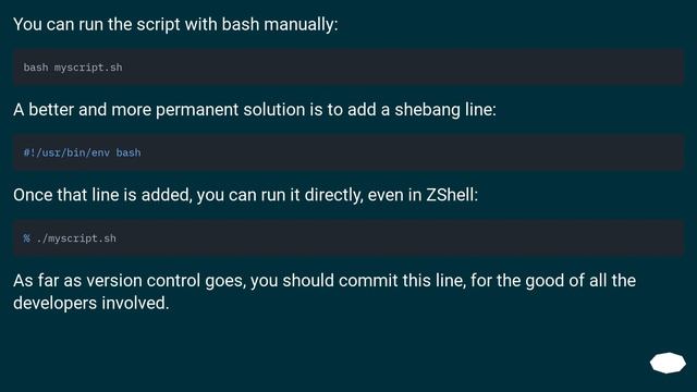 In zsh how can I run a script which is written for bash смотреть онлайн