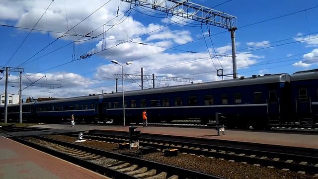 ТЭП70БС 150 с поездом Минск - Гомель смотреть онлайн