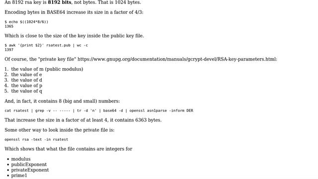 How can the, encrypted with AES, and BASE64 encoded, SSH private key, have size smaller than... смотреть онлайн