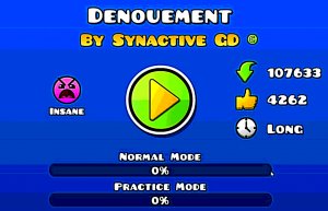 Geometry Dash ► Denouement ► By Synactive GD © ► Insane