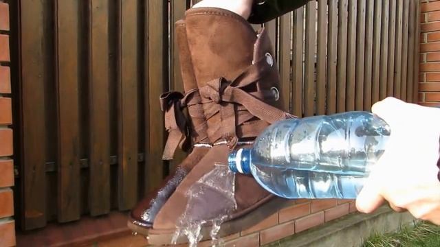 угги (uggs) с aliexpress + водоотталкивающий спрей смотреть онлайн