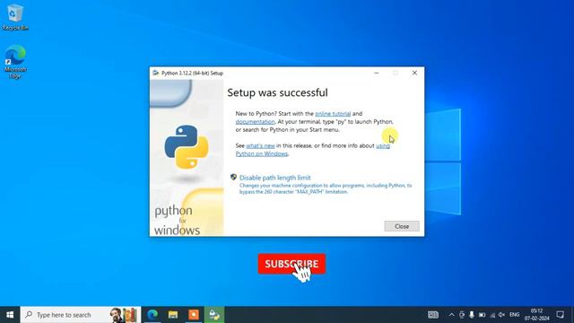 How to Install Python 3.12.2 on Windows 10 [ 2024 Update ] Demo Python Code смотреть онлайн