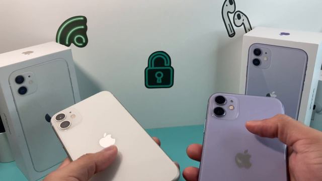 iPhone 11 Purple vs White Color Comparison смотреть онлайн