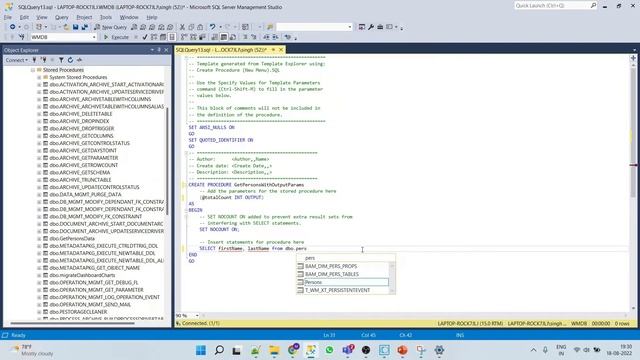 Stored Procedure with Output parameter in SQL | SQL Server смотреть онлайн