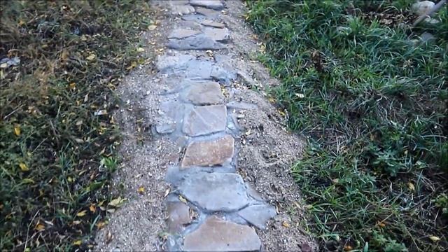 Дорожка из природного камня своими руками! Д Н! смотреть онлайн