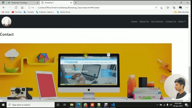 Bootstrap 5 Tutorial | Scrollspy And Offcanvas (Side Menu) In Bootstrap 5 | Lecture 14 | Web Tech смотреть онлайн