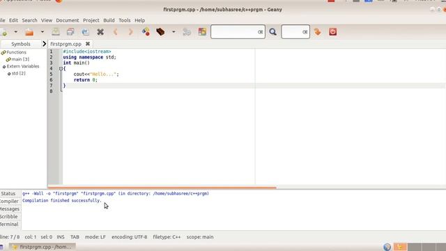 Introducing Geany editor for Practical work C++ & HTML , Explanation in Malayalam смотреть онлайн