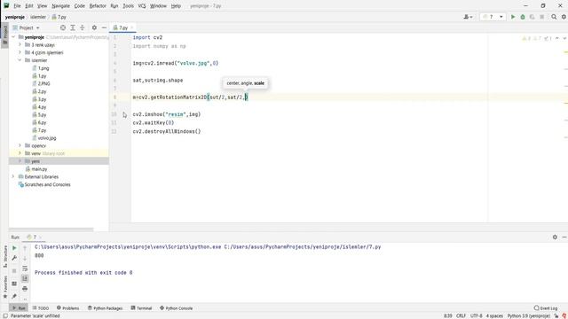 17 - OpenCV Resim Döndürme İşlemleri смотреть онлайн