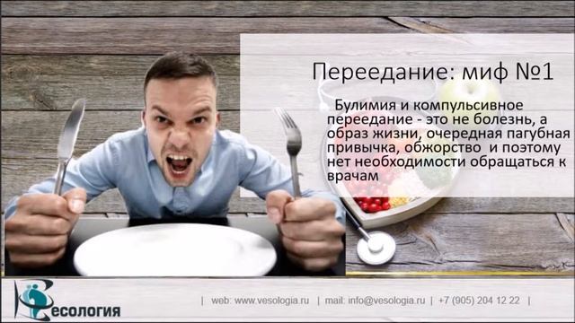 Миф о булимии и переедании № 1 смотреть онлайн