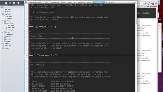 CodeIgniter From Scratch - Part 3 - Clean URLS смотреть онлайн