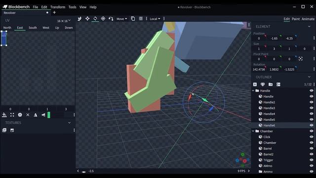 Revolver model |Blockbench смотреть онлайн
