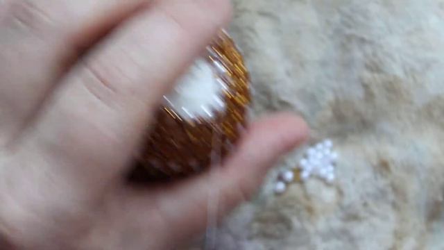 Плетем Пасхальное яйцо из бисера с Татьяной часть 7