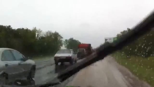 Пробка при в'езде в Рязань смотреть онлайн
