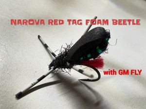 Жук из пенки Narova Red Tag Как связать от GM FLY