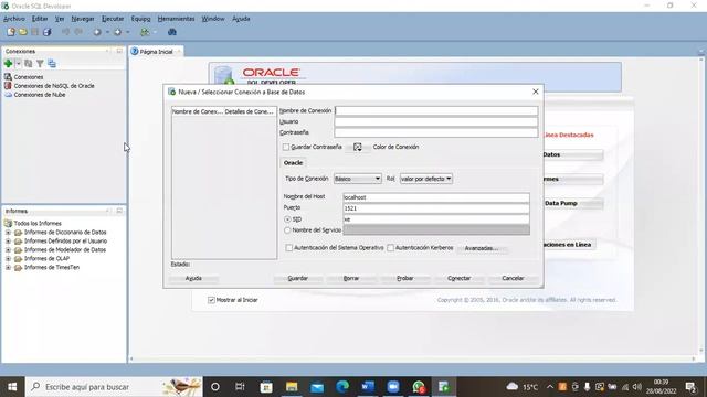 CONEXION DE ORACLE 12C MEDIANTE SQLPLUS , SQL DEVELOPER Y FLOAT смотреть онлайн