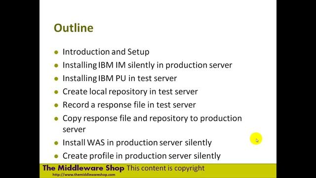 WebSphere 8 Network Deployment - Silent Installation - Part 1 of 4 смотреть онлайн