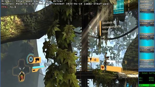 Flashback D9VK Test 60fps QuickSync x64 + Sound (Core i3 8350K) + Mesa 23.x смотреть онлайн