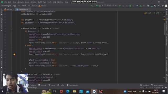 Aplikasi Play Audio "Musik kita" Android Kotlin смотреть онлайн