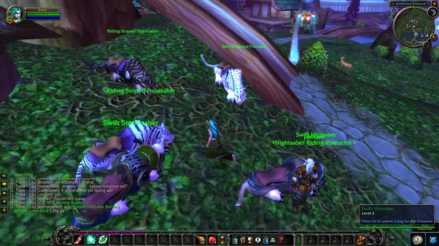 Darnassus Riding Trainer location - WoW Classic смотреть онлайн