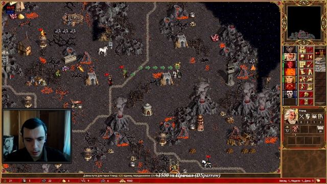 НАДЕМОНИЛИ и собрали респ! ≪Герои 3 Jebus Cross≫ (Davetson) Инферно vs Причал (DSparrow) смотреть онлайн