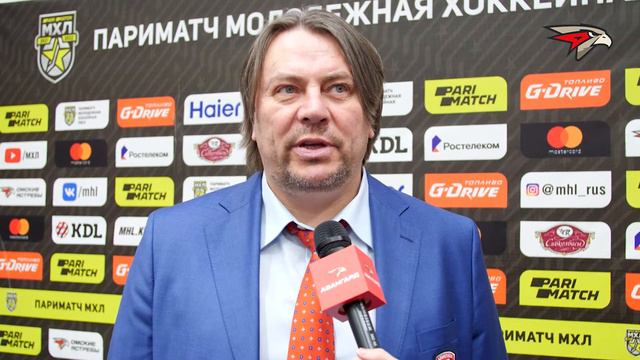 «Омские Ястребы» - «Спутник». Комментарии тренеров смотреть онлайн