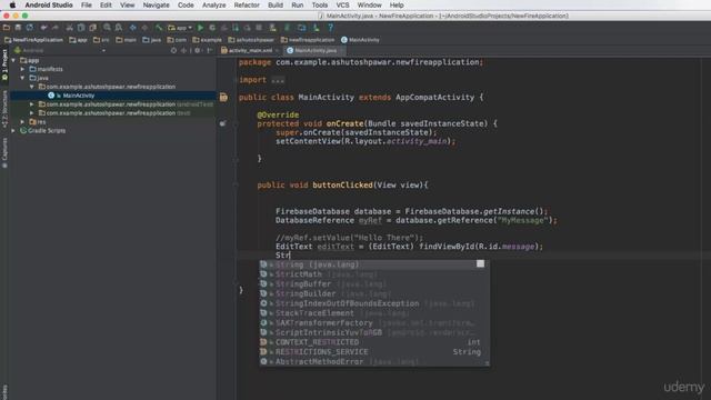 071 lecture 63 adding data from edit text to firebase database смотреть онлайн