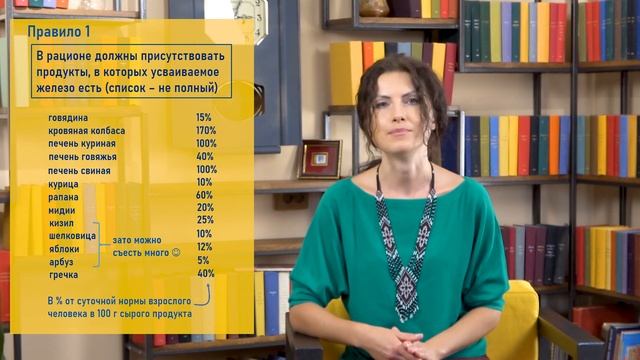 Железодефицитная анемия: 5 правил питания - как устранить дефицит железа в организме смотреть онлайн