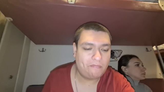 Ужин в поезде в вагоне в плацкарте поездка в Город Красноярск Семья Гительманов