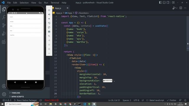 Membuat Pull to Refresh React Native смотреть онлайн
