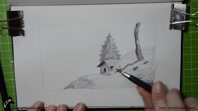 Pencil Drawing Landscape смотреть онлайн