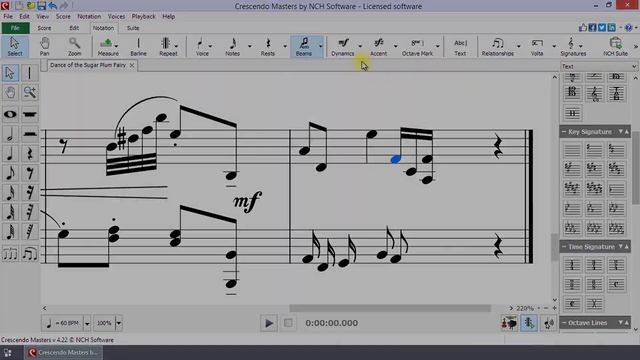 How to Add or Remove a Beam - Crescendo Music Notation Software Tutorial смотреть онлайн