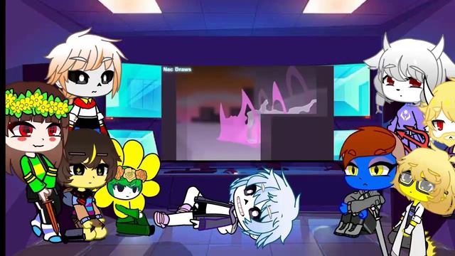 Undertale reacts to XChara vs Bête Noire| Read DISCRIPTION| смотреть онлайн