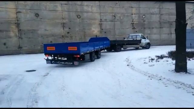 Бортовой тандем прицеп для Газон Некст 8490Т1 смотреть онлайн