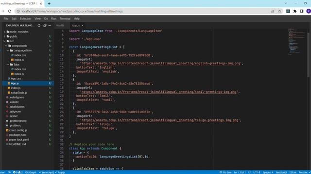 INTERVIEW MOCK TEST 1A | MULTILINGUAL GREETINGS | REACT JS | CCBP 4.O | CCBP смотреть онлайн