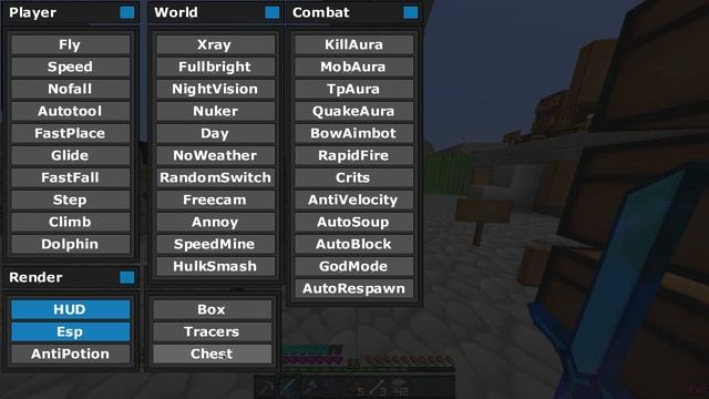 Minecraft :: 1.7.2/1.7.4 Hacked Client - Kronos смотреть онлайн