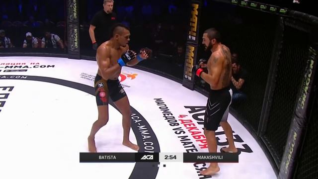 ACA 132: Хердесон Батиста vs. Леван Макашвили | Herdeson Batista vs. Levan Makashvili смотреть онлайн