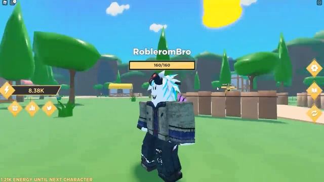 СТАЛ СУПЕР СИЛЬНЫМ БОЙЦОМ ЗА 5 МИНУТ! ROBLOX Anime Masters смотреть онлайн