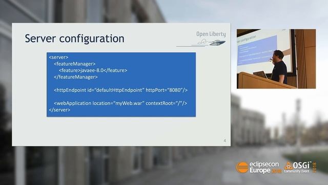 OSGi in Action: How we use OSGi to build Open Liberty | EclipseCon Europe 2018 смотреть онлайн