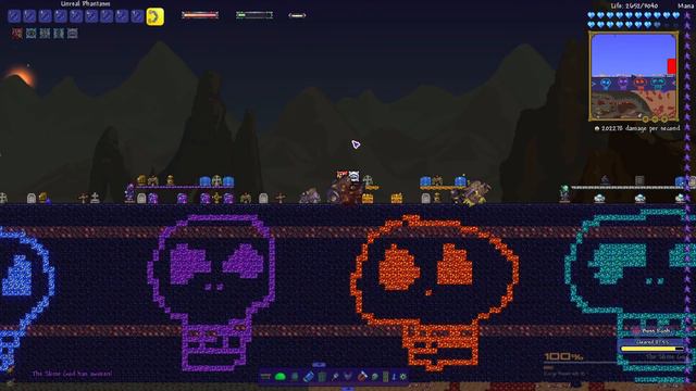Terraria Supreme Buffed Phantasm with Holy Arrows vs Calamity Mod Death Mode Boss Rush смотреть онлайн