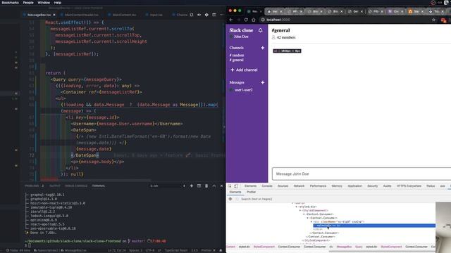 Build a real time chat using React, Typescript, Apollo - Part 2 - Add Hasura and Apollo смотреть онлайн