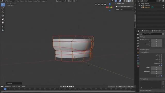 Basics of Nurbs modeling | Blender 2.8 Tutorial Modelling with Nurbs Surfaces смотреть онлайн