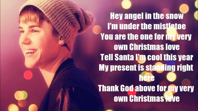 Justin Bieber - Christmas Love ( lyrics ) смотреть онлайн